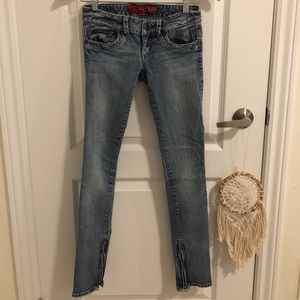Guess Skinny Jeans with Zippers